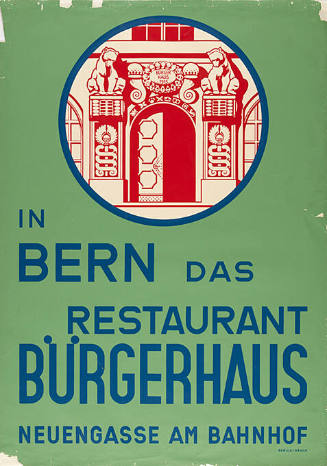 In Bern das Restaurant Bürgerhaus