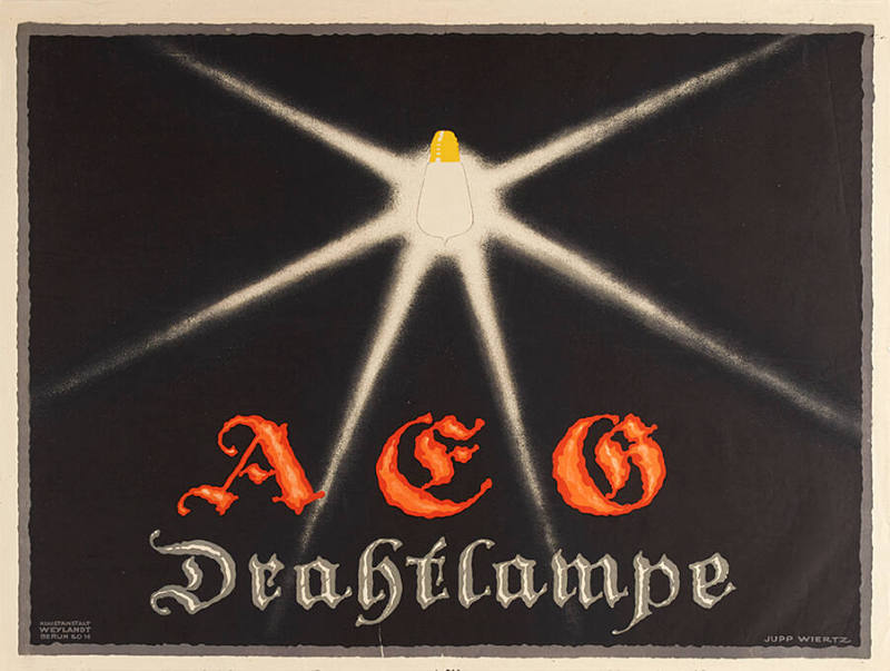 AEG Drahtlampe