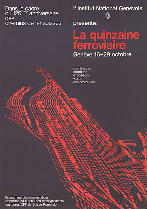 La quinzaine ferroviaire, L’Institut National Genevois, Genève