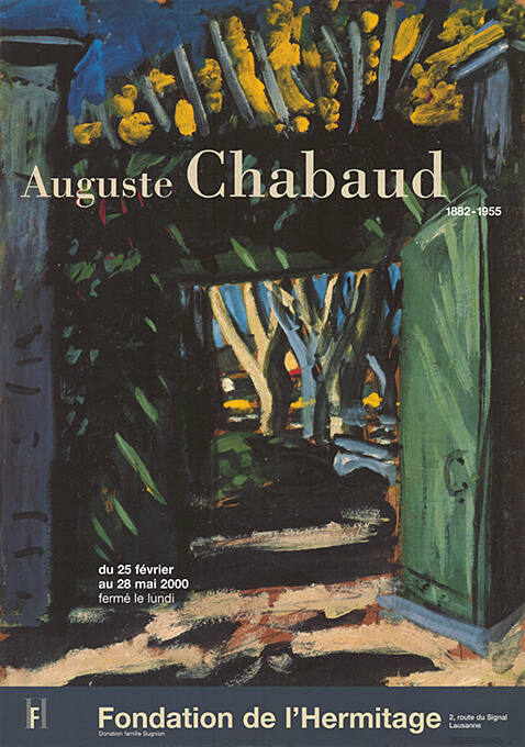 Auguste Chabaud, Fondation de l’Hermitage, Donation famille Bugnion, Lausanne