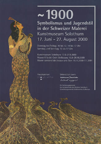 ~ 1900, Symbolismus und Jugendstil in der Schweizer Malerei, Kunstmuseum Solothurn