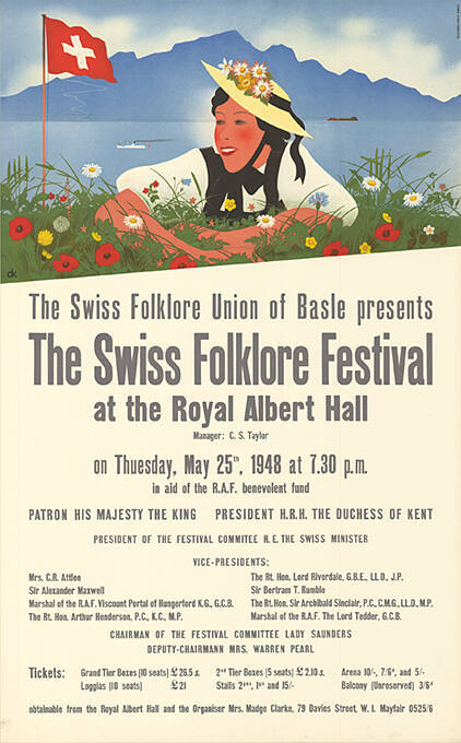 The Swiss Folklore Festival, Royal Albert Hall, London