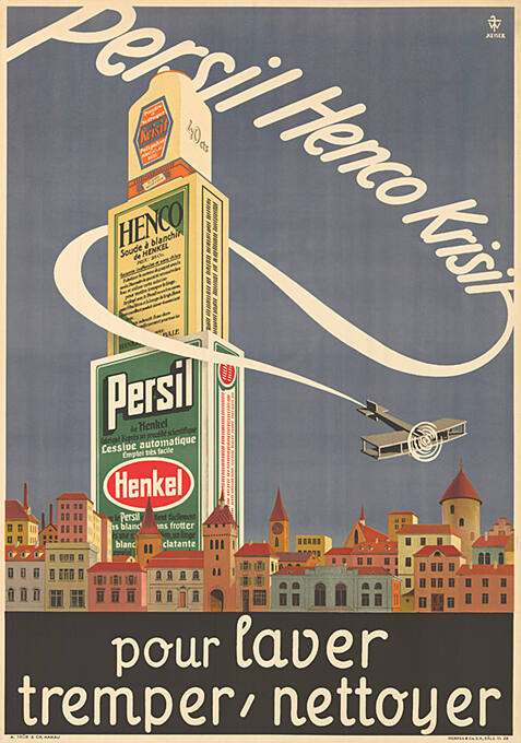 Persil, Henco, Krisit, pour laver, tremper, nettoyer