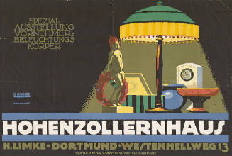 Spezial-Ausstellung vornehmer Beleuchtungskörper, Hohenzollernhaus, H. Limke, Dortmund