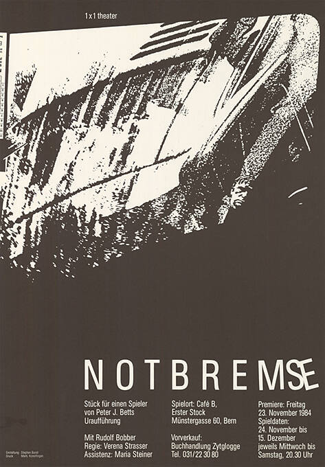 Notbremse, Peter J. Betts, Café B