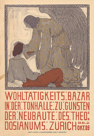 Wohltätigkeits-Bazar in der Tonhalle zugunsten der Neubauten des Theodosianums Zürich