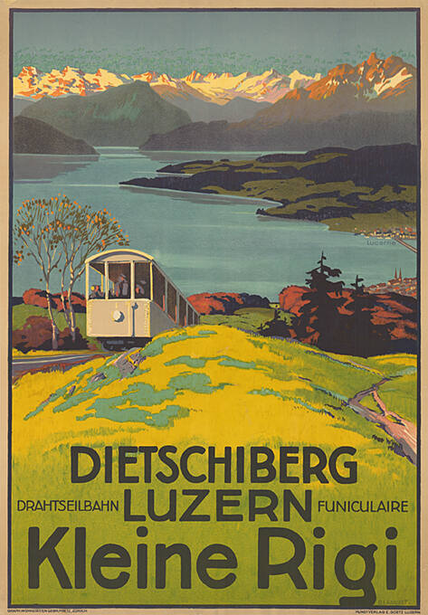 Dietschiberg Luzern, Drahtseilbahn Kleine Rigi