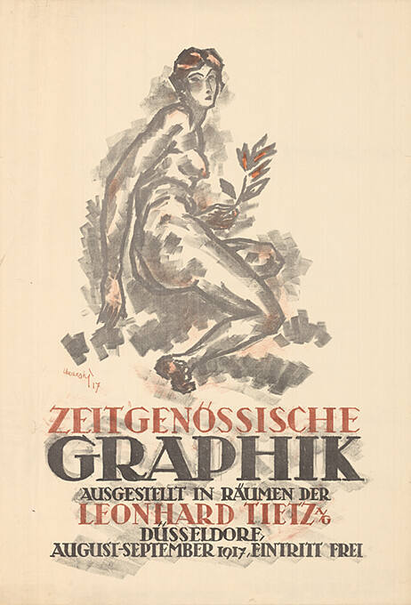 Zeitgenössische Graphik, Leonhard Tietz AG, Düsseldorf