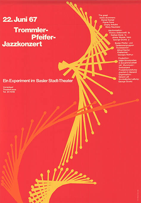 Trommler-Pfeifer-Jazzkonzert, Ein Experiment im Basler Stadt-Theater