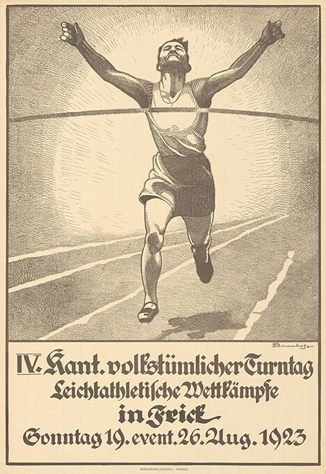 4. Kant. volkstümlicher Turntag, Leichtathletische Wettkämpfe, Frick