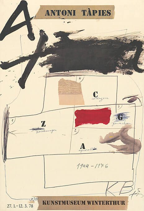 Antoni Tàpies, Kunstmuseum Winterthur