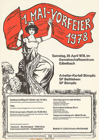 1. Mai-Vorfeier, Gemeinschaftszentrum Gäbelbach