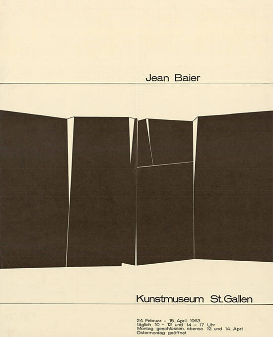 Jean Baier, Kunstmuseum St. Gallen