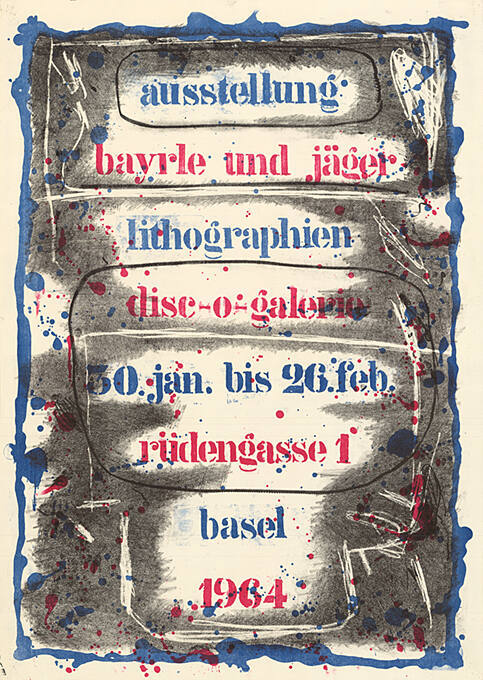 Bayrle und Jäger, Lithographien, Disc-o-Galerie, Basel