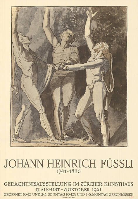 Johann Heinrich Füssli, Zürcher Kunsthaus