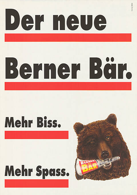 Der neue Berner Bär. Mehr Biss. Mehr Spass.