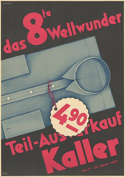 Das 8te Weltwunder, Teil-Ausverkauf, Kaller