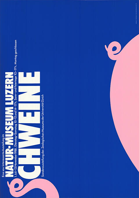 Schweine, Natur-Museum Luzern