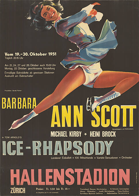 Barbara Ann Scott, Ice-Rhapsody, Hallenstadion