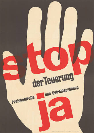 Stop der Teuerung, Preiskontrolle und Getreideordnung, Ja