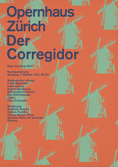 Opernhaus Zürich, Der Corregidor, Oper von Hugo Wolf