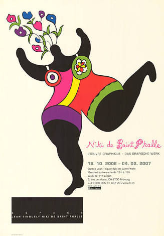 Niki de Saint Phalle, L’œuvre graphique, Das grafische Werk, Espace Jean Tinguely – Niki de Saint Phalle, Fribourg