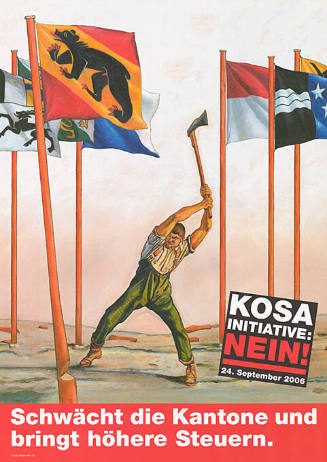 KOSA Initiative: Nein! Schwächt die Kantone und bringt höhere Steuern!