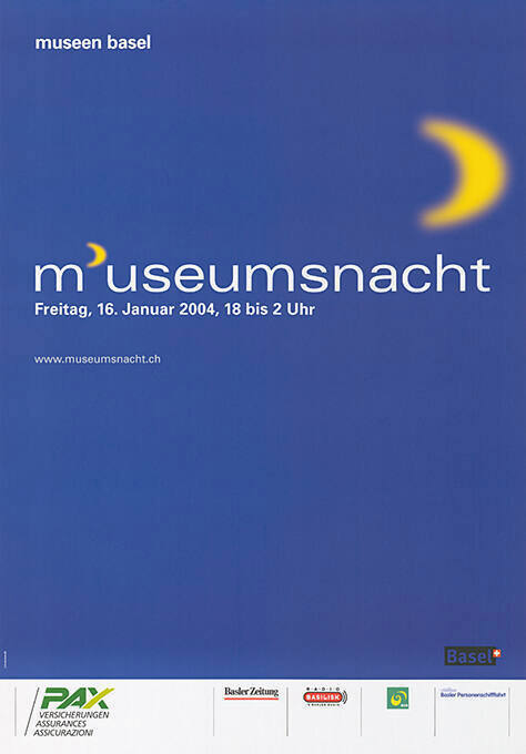 Museumsnacht 2004, Museen Basel