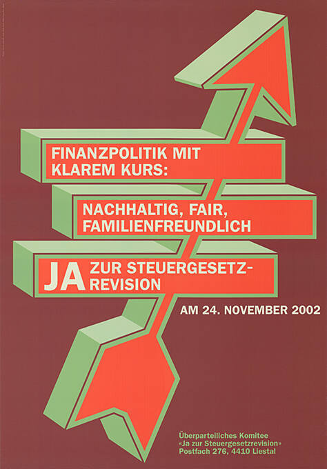 Finanzpolitik mit klarem Kurs: Nachhaltig, fair, familienfreundlich, Ja zur Steuergesetzrevision