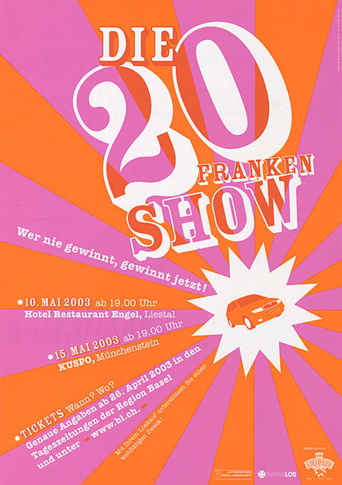 Die 20 Franken Show