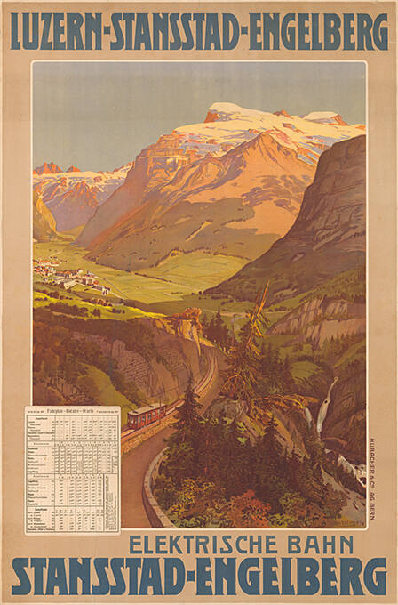 Luzern–Stansstad–Engelberg, Elektrische Bahn, Stansstad–Engelberg