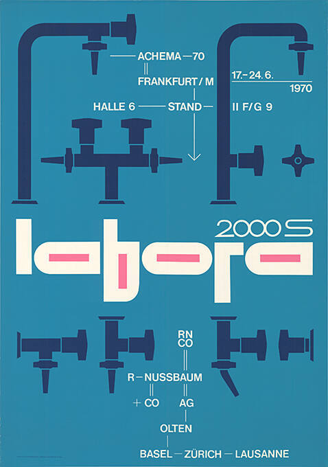 Labora 2000 S, Achema 70, Frankfurt / M