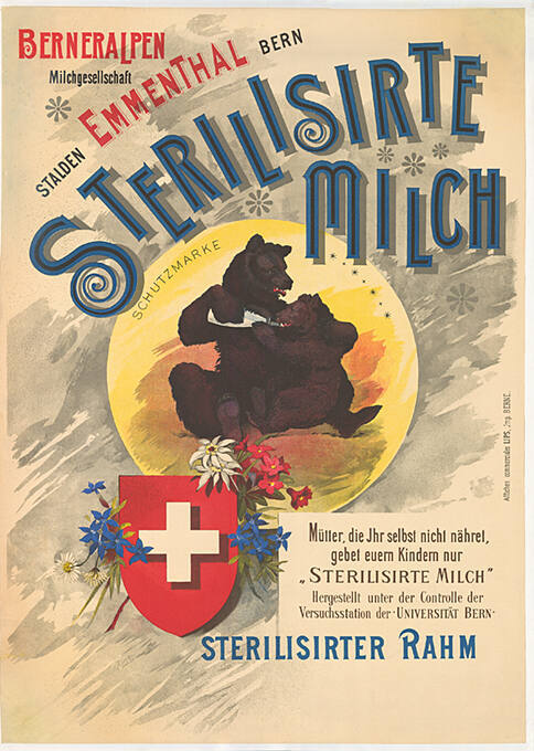 Berneralpen Milchgesellschaft, Stalden, Emmenthal, Bern, Sterilisirte Milch