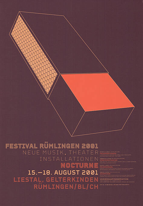 Festival Rümlingen 2001, Nocturne, Liestal, Gelterkinden, Rümlingen