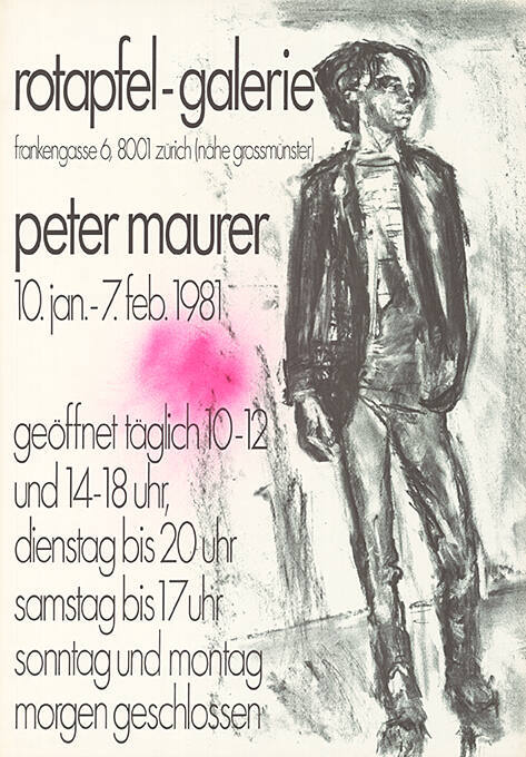 Peter Maurer, Rotapfel-Galerie, Zürich