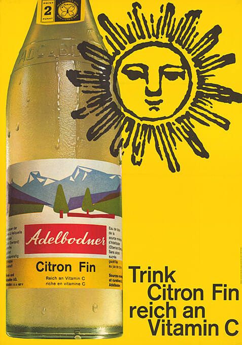 Adelbodner Citron Fin, Trink Citron Fin, reich an Vitamin C