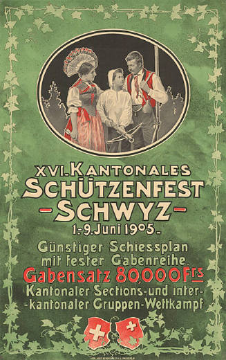 XVI. Kantonales Schützenfest, Schwyz, 1.-9. Juni 1905