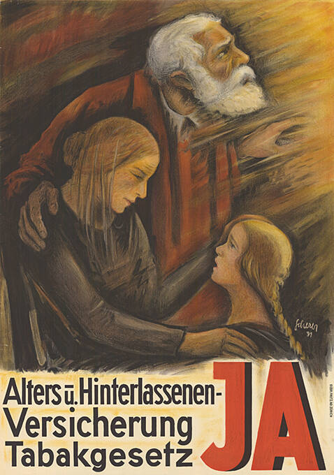 Alters- u. Hinterlassenen-Versicherung, Tabakgesetz, Ja