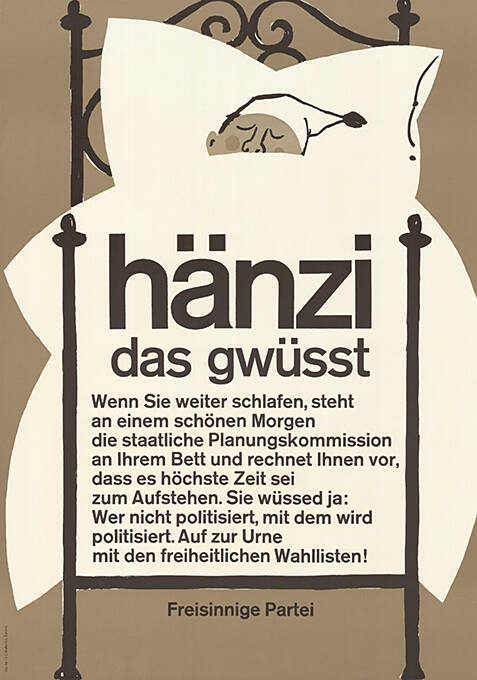 Hänzi das gwüsst […] Freisinnige Partei