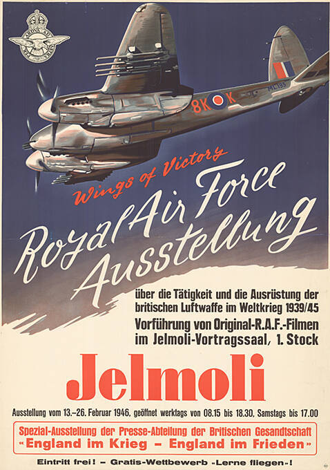 Royal Air Force Ausstellung, Wings of Victory, Jelmoli