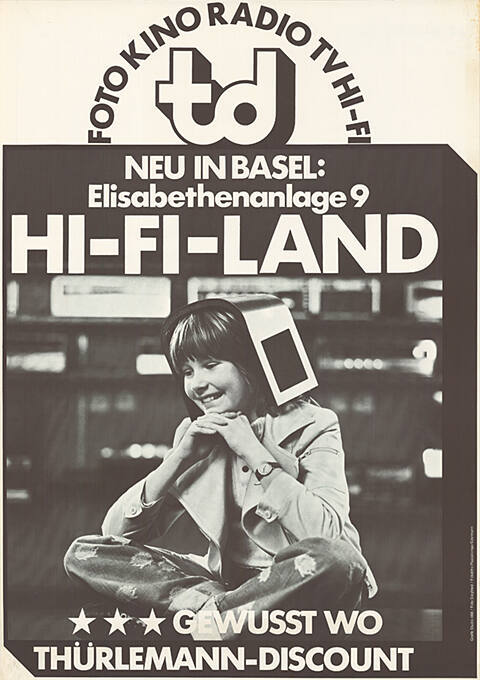 Foto, Kino, Radio, TV, HI-FI, Neu in Basel: Elisabethenanlage 9, HI-FI-Land, gewusst wo, Thürlemann-Discount