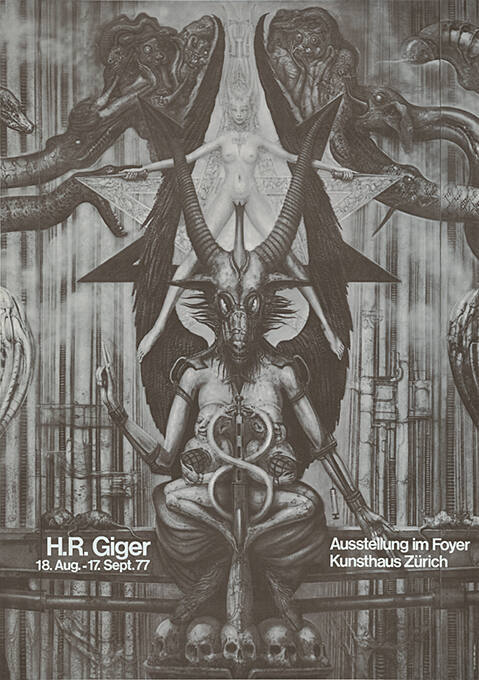 H.R. Giger, Ausstellung im Foyer Kunsthaus Zürich