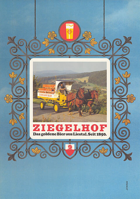 Ziegelhof, Das goldene Bier aus Liestal. Seit 1850.