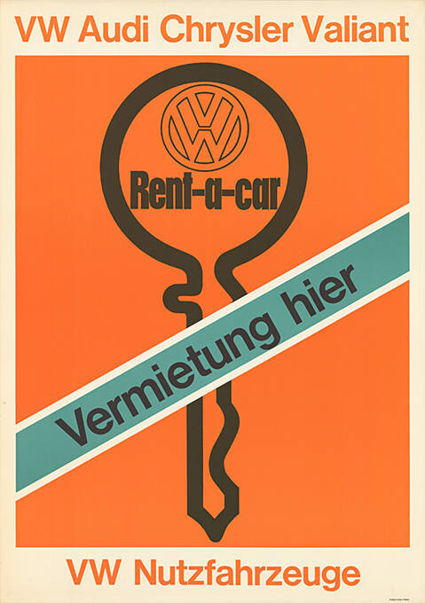 VW, Audi, Chrysler, Valiant, Rent-a-car, Vermietung hier, VW Nutzfahrzeuge