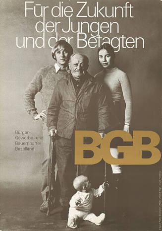 Für die Zukunft der Jungen und der Betagten, BGB