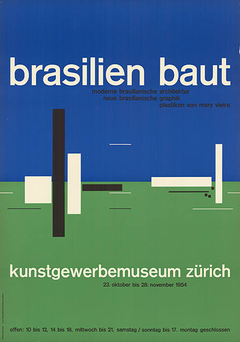 Brasilien baut, Kunstgewerbemuseum Zürich