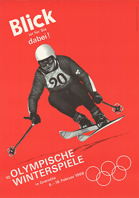 Blick ist für Sie dabei! Olympische Winterspiele 1968