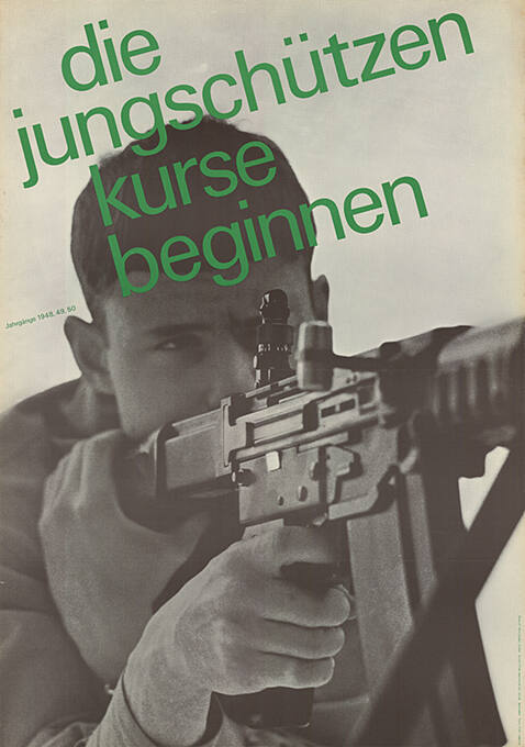 Die Jungschützenkurse beginnen, Jahrgänge 1949, 1950, 1951