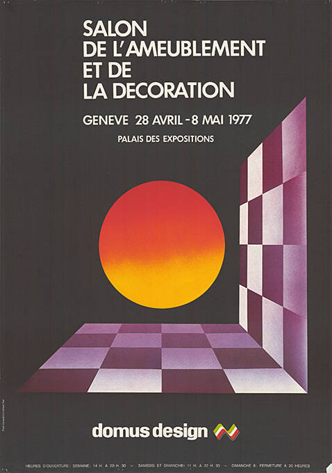 Salon de l'ameublement et de la décoration, Palais des Expositions, Genève