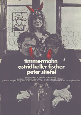 Timmermahn, Astrid Keller Fischer, Peter Stiefel, Städtische Kunstkammer zum Strauhof, Zürich